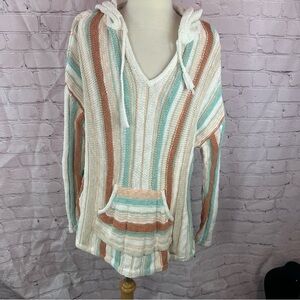 Natural Reflections Multicolor sweater Hoodie sz XL outdoor gorpcore southwest